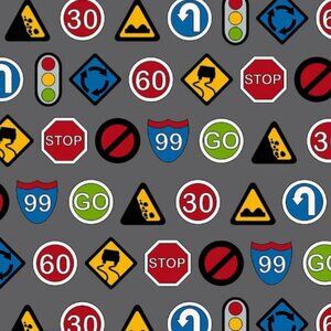 END BOLT! - 3 Yards - Traffic Jam by Kids Quilts for RJR Fabrics - Quilting